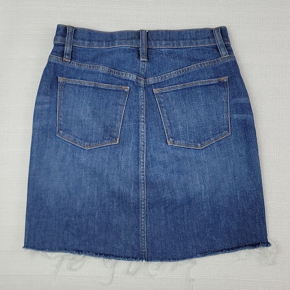 J. Crew denim jean mini skirt 24 - Picture 4 of 6
